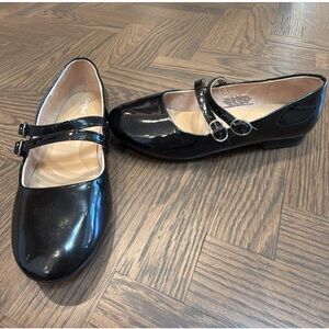 Cat & Jack | Girls Patent Black Mary Jane Ballet Flats | Size 3 | EUC